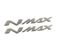 GQUIKGW Pegatina de Moto para Yamaha NMAX N MAX N-MAX 155, 250, 400, 125 Calcomanías Adhesivas para Motocicletas(Silver)