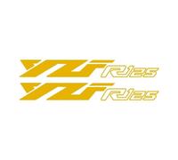 GQUIKGW Pegatina de Moto para Yamaha YZFR125 YZF R125 2008-2016 2017 2018 2019 2020 2021 2022 2023 Pegatinas De Motocicleta Accesorios De Calcomanías (Color : Gold)