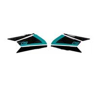 GQUIKGW Pegatina de Moto Pegatinas Decorativas De Protección para Motocicleta, Almohadillas Laterales para Depósito De Resina, Rodilleras 3D para Yamaha Mt-09 Mt09 2024(Vert)