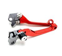 GQUIKGW Reemplazar CNC Pivot Racing Motocross Off Road Accesorios Palancas De Embrague Freno Palanca Bicicleta Tierra Para YAMAHA WR450F WR 450F WR450-F 2001-2015(Rosso)
