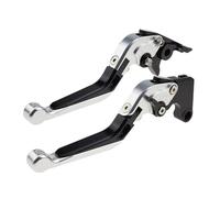 GQUIKGW Reemplazar Mandos Control Para Motocicleta: Palancas Freno Embrague Pivotantes Ajustables Para DUCATI ST4/S/ABS 2004-2006 ST3/S/ABS 2003-2007 996/998/B/S/R 1999-2003(Silver)