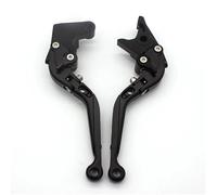 GQUIKGW Reemplazar Manetas De Control Para Motocicleta, Palancas Freno Y Embrague Ajustables Para Suzuki Para Marauder GZ125 1998-2002 GZ 125 K2-K6 2002-2006(Nero)