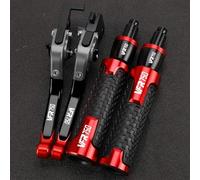 GQUIKGW Reemplazar Para VFR750RJRLRC30 VFR 750 RJ RL RC 30 1988-1993 Palanca De Freno Motocicleta Embrague Pivote Plegable Manija CNC Puños Aventura(Rosso)