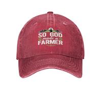 GQWJKSZ Así Que Dios creó un Sombrero de Granjero. Estados Unidos Necesita Sombreros de Granjero para Hombres y Mujeres. Gorras