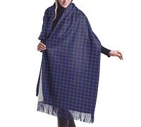 GQWJKSZ Clan Maclaine of Lochbuie Tartan Mujer Largo y Ancho Reino Unido Tartán Cachemira Sensación Chal Abrigo Invierno Bufanda cálida 77x27inch