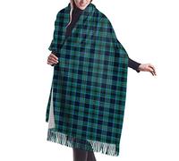 GQWJKSZ Clan Miller Tartan0 Bufanda larga y ancha para mujer Clan Rose Hunting Tartan Cashmere Feel Chal Wrap Bufanda cálida de invierno 77x27 pulgadas
