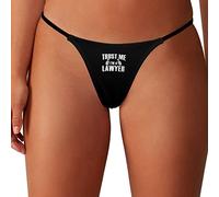 GQWJKSZ Confía en mí, Soy un Abogado Bragas de Mujer Tanga Tanga Sexy T Back Panty