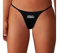 GQWJKSZ Confía en mí, Soy un Baterista Bragas de Mujer Tanga Tanga Sexy T Back Panty