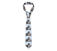 GQWJKSZ Corbata Cane Corso Dogs Pug Friendship Concepts para hombre delgada para niños Impreso Novedad Divertida para bodas Fiestas de baile