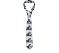 GQWJKSZ Corbata Cane Corso Dogs Pug Friendship Concepts para hombre delgada para niños Impreso Novedad Divertida para bodas Fiestas de baile