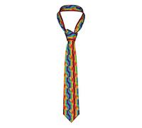 GQWJKSZ Corbata De Hombre 3D A Rayas Levantadas A Mano Lgbt Traje De Negocios Para Hombres Formal 8 Cm Accesorio De Disfraz Para La Escuela Trabajo Favor De Fiesta Boda