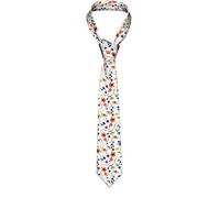 GQWJKSZ Corbata Flor Silvestre Amapola Crisantemo Margaritas de Hombre Flaca para niños Impreso Novedad Divertida para Bodas Fiestas de Bailes