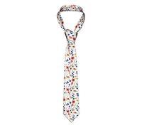 GQWJKSZ Corbata Flor Silvestre Amapola Crisantemo Margaritas de Hombre Flaca para niños Impreso Novedad Divertida para Bodas Fiestas de Bailes