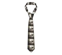 GQWJKSZ Corbata Perros Pug Familia Bokeh Madre Y Cachorro Perros Mascotas De Hombre Flaca Para Niños Impreso Novedad Divertida Para Bodas Fiestas De Bailes