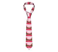 GQWJKSZ Corbata Tulip Art para hombre delgada para niños Impreso Novedad Divertida para bodas Fiestas de baile
