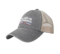 GQWJKSZ Derechos plenos para Todos los inmigrantes Gorra Los inmigrantes Hacen Grande a Estados Unidos Gorra de béisbol Ajustable p