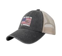 GQWJKSZ Derechos plenos para Todos los inmigrantes Gorra Los inmigrantes Hacen Grande a Estados Unidos Gorra de béisbol Ajustable p