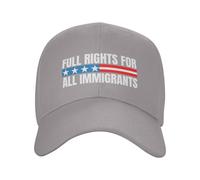 GQWJKSZ Derechos plenos para Todos los inmigrantes Gorra Los inmigrantes Hacen Grande a Estados Unidos Gorra de béisbol Ajustable p