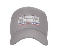 GQWJKSZ Derechos plenos para Todos los inmigrantes Gorra Los inmigrantes Hacen Grande a Estados Unidos Gorra de béisbol Ajustable p