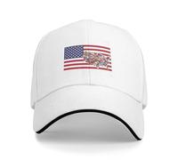 GQWJKSZ Derechos plenos para Todos los inmigrantes Gorra Los inmigrantes Hacen Grande a Estados Unidos Gorra de béisbol Ajustable p