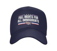 GQWJKSZ Derechos plenos para Todos los inmigrantes Gorra Los inmigrantes Hacen Grande a Estados Unidos Gorra de béisbol Ajustable p