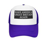GQWJKSZ Gorra de béisbol de Malla Make America Great Britain Again, Gorra Trucker Ajustable con Cierre a presión para Hombres