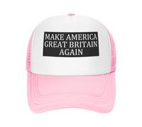 GQWJKSZ Gorra de béisbol de Malla Make America Great Britain Again, Gorra Trucker Ajustable con Cierre a presión para Hombres