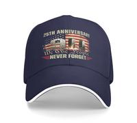 GQWJKSZ Gorra de béisbol Nosotros, el Pueblo, Nunca olvidamos el 11-S (25.º Aniversario del Día de los Caídos)