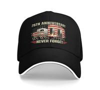 GQWJKSZ Gorra de béisbol Nosotros, el Pueblo, Nunca olvidamos el 11-S (25.º Aniversario del Día de los Caídos)