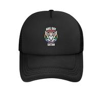 GQWJKSZ Gorra de Camionero Divertida con diseño de Satán Gay para Hombre y Mujer, con Parte Trasera de Malla.