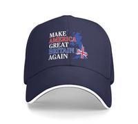GQWJKSZ Gorra Informal Estilo Camionero Make America Great Britain Again Color Azul Marino.