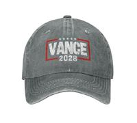 GQWJKSZ Gorra Vance 2028 Elecciones Presidenciales Bandera de EE. UU. Vintage Gorra de Mezclilla de Perfil bajo