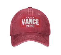 GQWJKSZ Gorra Vance 2028 Elecciones Presidenciales Bandera de EE. UU. Vintage Gorra de Mezclilla de Perfil bajo