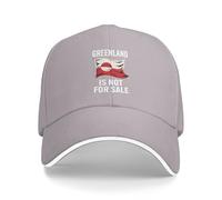 GQWJKSZ Groenlandia no está Gorra FDT Protesta política Gorras de Golf para Hombres y Mujeres Gorras de papá