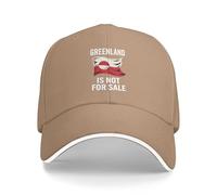 GQWJKSZ Groenlandia no está Gorra FDT Protesta política Gorras de Golf para Hombres y Mujeres Gorras de papá
