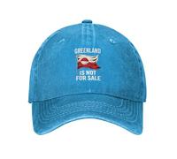 GQWJKSZ Groenlandia no está Gorras de protesta política FDT para Hombres y Mujeres. Gorras de Golf para papá.