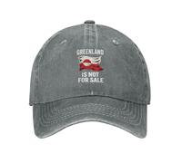 GQWJKSZ Groenlandia no está Gorras de protesta política FDT para Hombres y Mujeres. Gorras de Golf para papá.