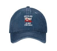 GQWJKSZ Groenlandia no está Gorras de protesta política FDT para Hombres y Mujeres. Gorras de Golf para papá.