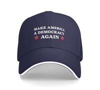 GQWJKSZ Hagamos de Estados Unidos una Democracia de Nuevo. Gorras de Golf para Hombres y Mujeres. Gorras de papá. Sin dictadores