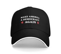 GQWJKSZ Hagamos de Estados Unidos una Democracia de Nuevo. Gorras de Golf para Hombres y Mujeres. Gorras de papá. Sin dictadores