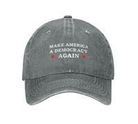 GQWJKSZ Hagamos de Estados Unidos una Democracia de Nuevo. Gorras de protesta estadounidenses para Hombres y Mujeres. Gorras de