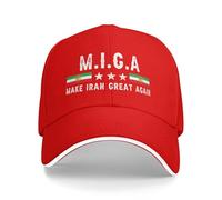 GQWJKSZ Hagamos Que Irán vuelva a ser Grande. Apoyo a la Libertad. Liberar a Irán. Democracia. Gorras Snapback para Hombres y mu