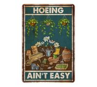 GQWJKSZ Letrero de metal para jardín, para exteriores, No dejes de cultivar un huerto cuando seas viejo, póster vintage, divertido, para pared, para patio, granja, decorativo, 8 x 12 pulgadas