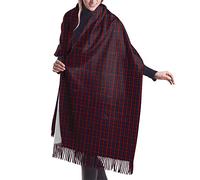 GQWJKSZ Maclachlan Clan Tartan Mujer Largo y Ancho Macleod&Mcleod Clan Tartan Cashmere Feel Chal Wrap Bufanda cálida de invierno 77x27 pulgadas