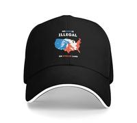 GQWJKSZ Nadie es Ilegal en Tierras robadas Gorras de Camionero Todos Somos inmigrantes Gorra de béisbol para Hombres y Mujeres G