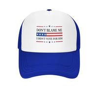 GQWJKSZ No me culpes, no voté por él. Gorra de Camionero FDT con Chistes Divertidos y sutiles anti-47 para Hombres y Mujeres.