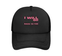 GQWJKSZ No volveré en Silencio a los años 50. Gorras de Camionero para Hombre y Mujer, Gorras con Parte Trasera de Malla.
