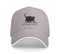 GQWJKSZ Oh, Dios mío, él Pisa. Sombrero Divertido y corpulento. No pises. Gorras de Golf para Hombres y Mujeres. Gorras de papá.