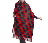 GQWJKSZ Ruthven Scottish Clan Tartan Plaid0 Bufanda larga y ancha para mujer Brodie Clan a cuadros de cachemira con tacto de cachemira, bufanda cálida de invierno 77x27 pulgadas