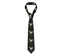 GQWJKSZ Silly Goose On Board-corbata de seda con diseño de Animal para hombre, traje de regalo, corbata de boda, conjunto de pañuelo, gemelos de negocios, conjunto de corbata informal tejida